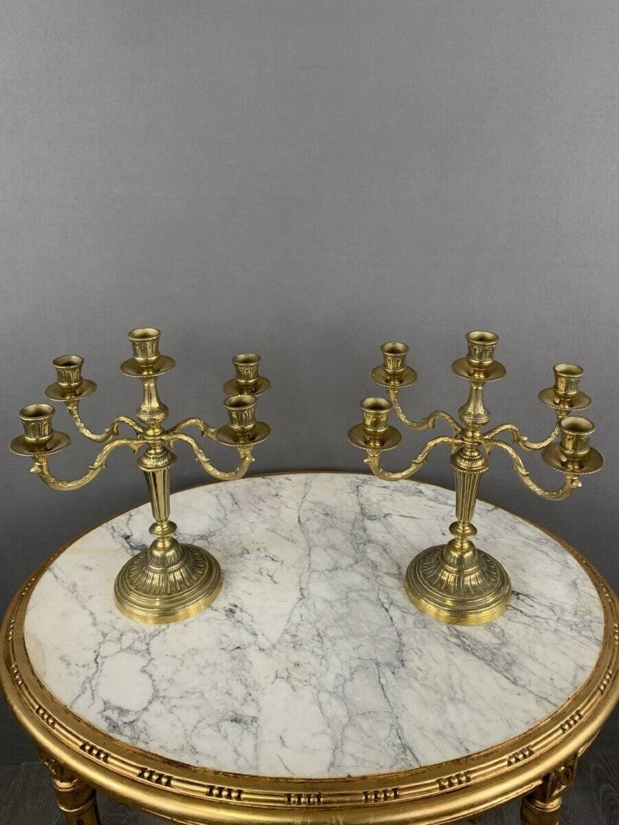 19th century bronze candlestick candelabra