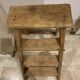 Solid wood stepladder very charming old decoration