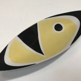 Plat • Centre de Table Vintage • « 9736 » • Kovács István • Zsolnay • 1962