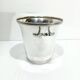 Silver-plated champagne bucket with fluting