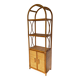Vintage bamboo wicker shelf