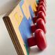 Children's Wooden Coat Rack from the 50s and 60s