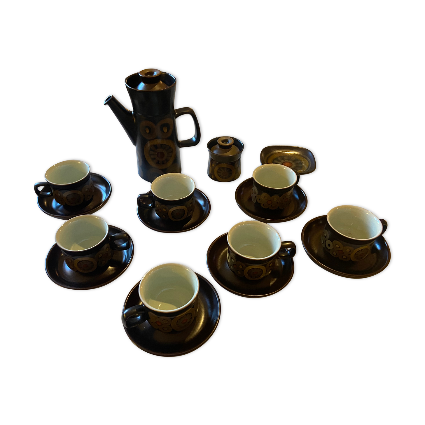 Vintage Denby England Tea Set