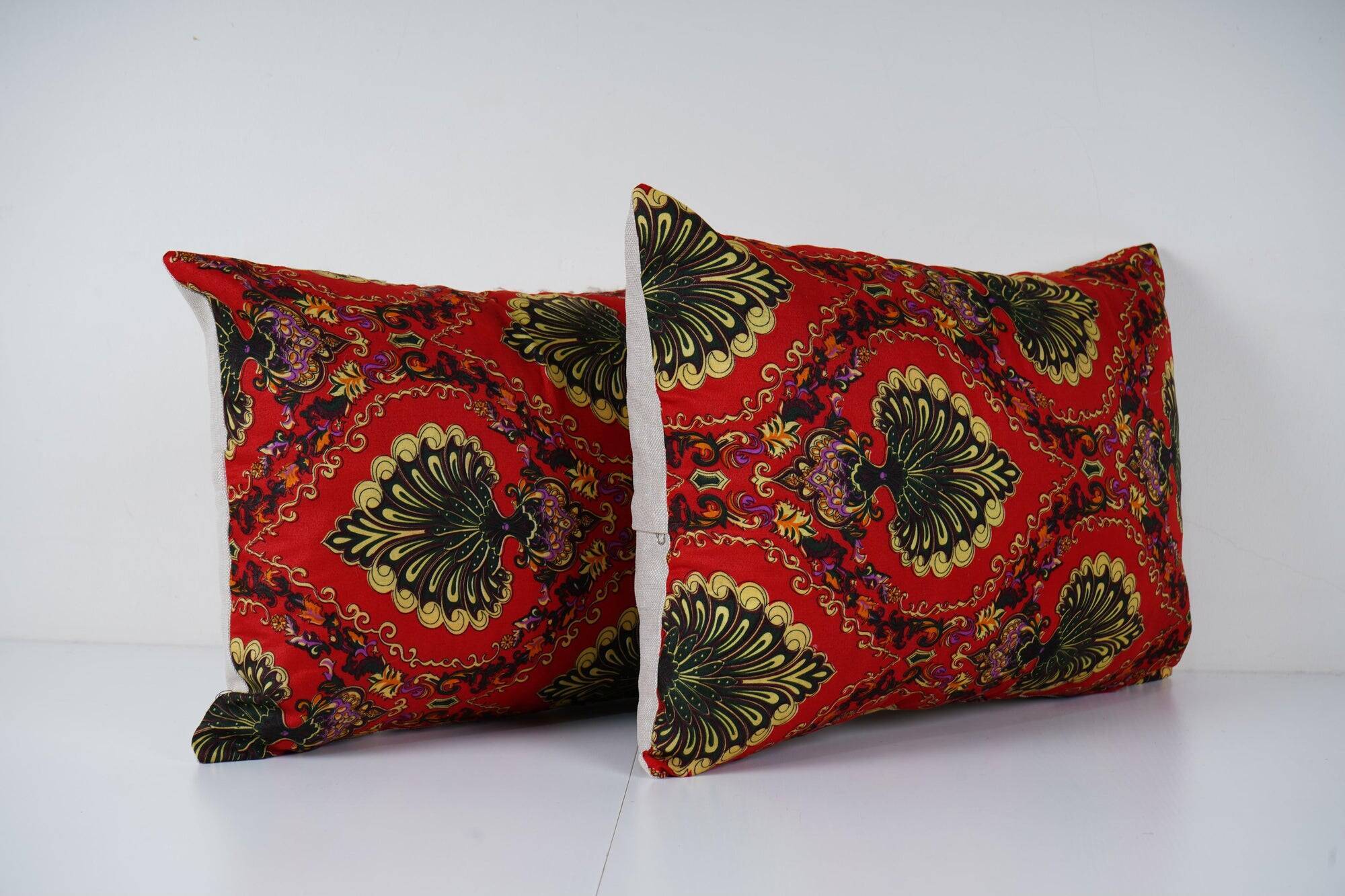 Set of 2 vintage Turkish cushion covers 36x56 cm