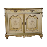 Venetian Louis XV trouser chest of drawers with lacquered wooden doors