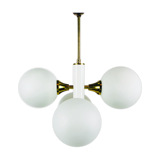 Kaiser Pop Art 4 opaline balls chandelier, 1960s