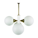 Kaiser Pop Art 4 opaline balls chandelier, 1960s