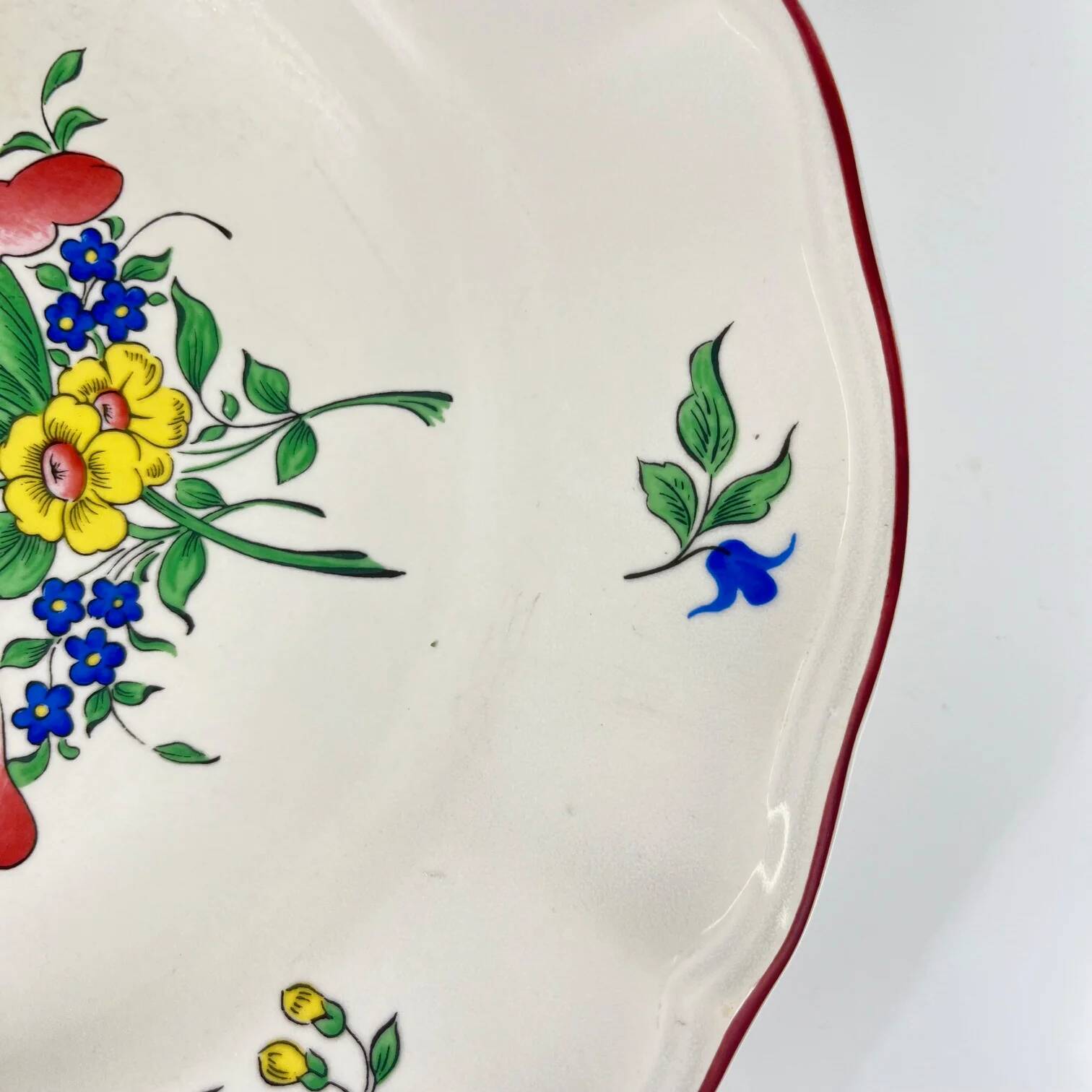 Set of 3 KG Lunéville "Réverbère" soup plates