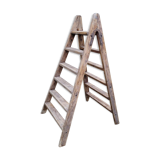 Escabeau bois vintage