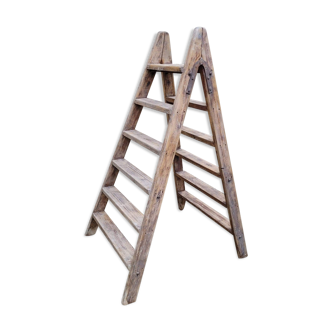 Vintage wooden stepladder