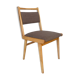 Chaise Mid Century JAR, Laine Marron Millais par Dedar, Pologne, Europe, 1960s