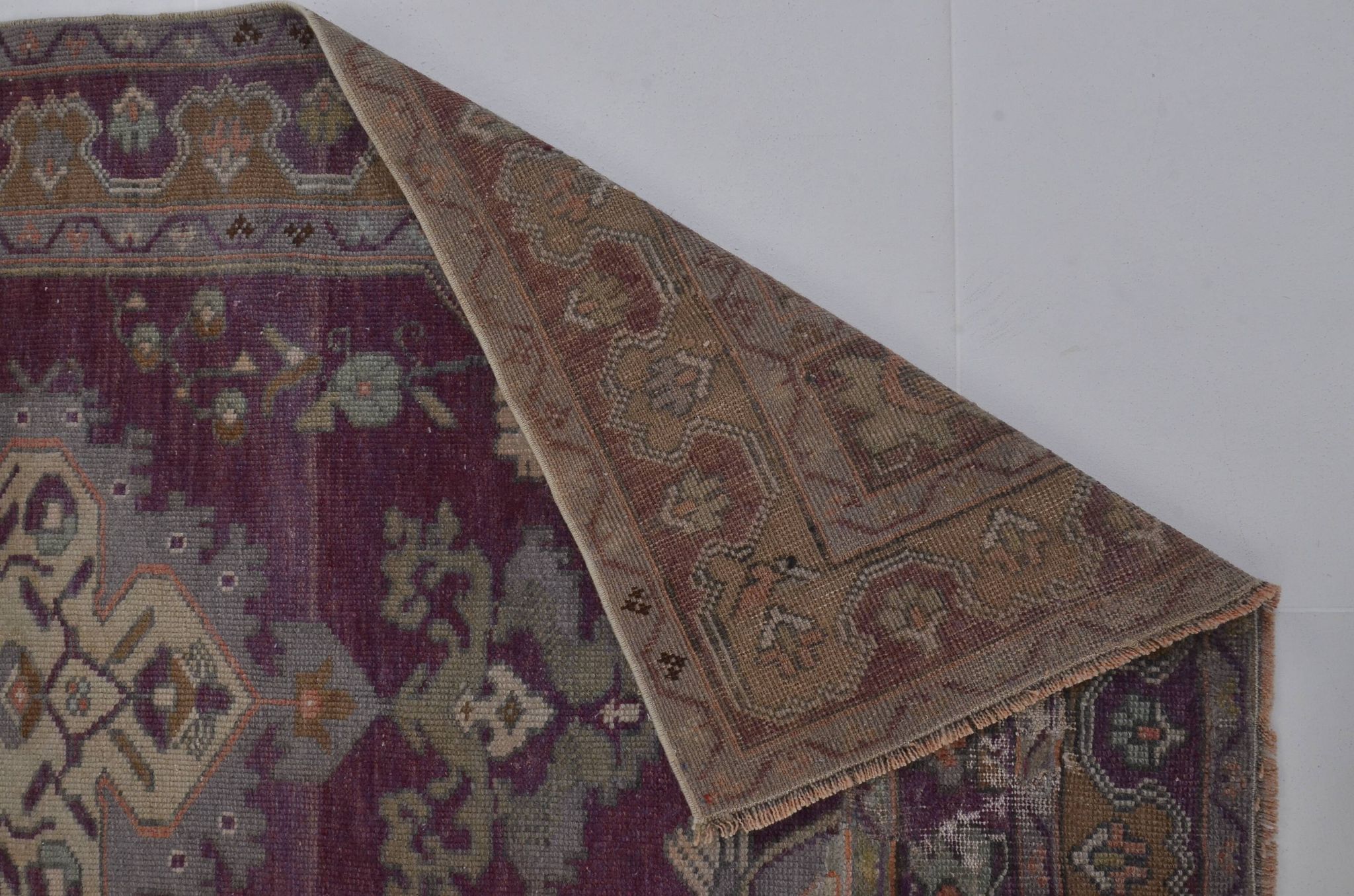 Tapis turc Oushak noué à la main sku 1346