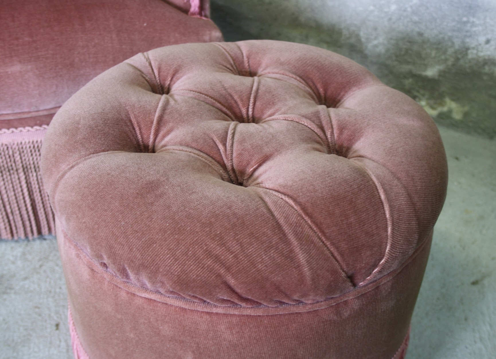 Toad armchair and footrest