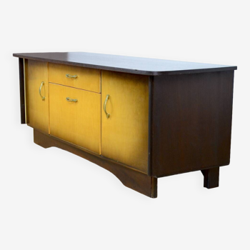 Vintage 1960 Bi-Tone Low Sideboard