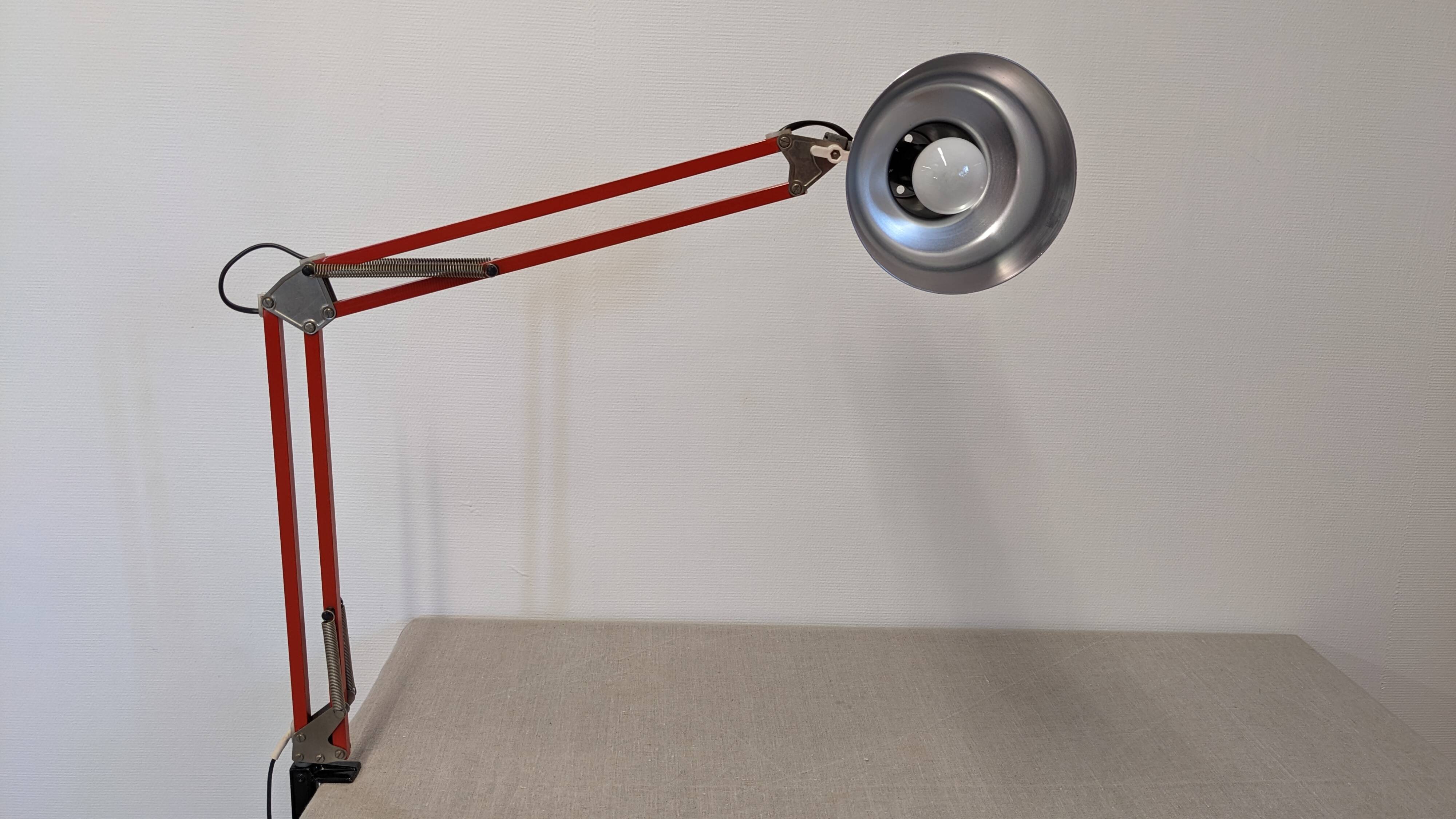 Lampe d'architecte, de bureau articulée, France vers 1970