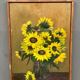 Table "Sunflower", oil on canvas