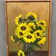Tableau "Tournesol", huile sur toile