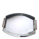 Plateau miroir ancien biseauté