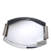 Plateau miroir ancien biseauté