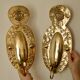 Pair of large mid-century Swedish brass sconces