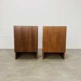 Pair of Scandinavian teak bedside tables, 1960s
