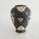 Small copper vase enamelled Persian decoration, circa 1940