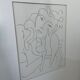 Henri Matisse vellum screenprint framed by King McGraw