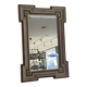 Art Nouveau wall mirror with a coloured gold frame by Meissen, 1930s, Germany.