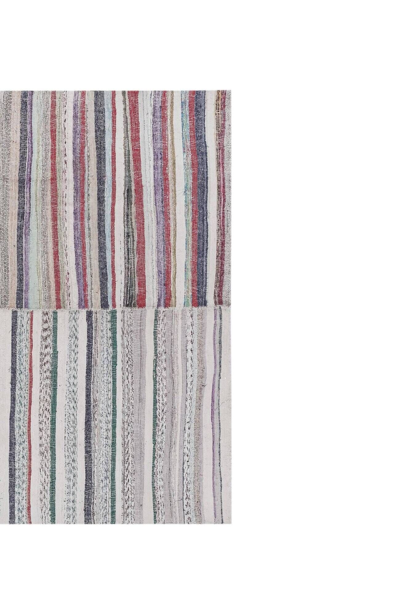 Vintage Turkish hallway rug 246x317 cm