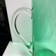 Pichet en verre vert années 70