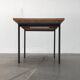 Mid-century minimalist convertible side table model T-Angle by Florence Knoll for Knoll International, 1950s.