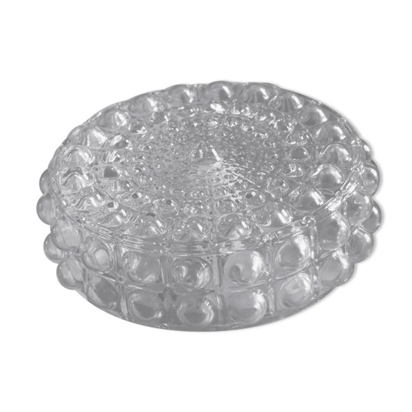 Plafonnier verre bullé