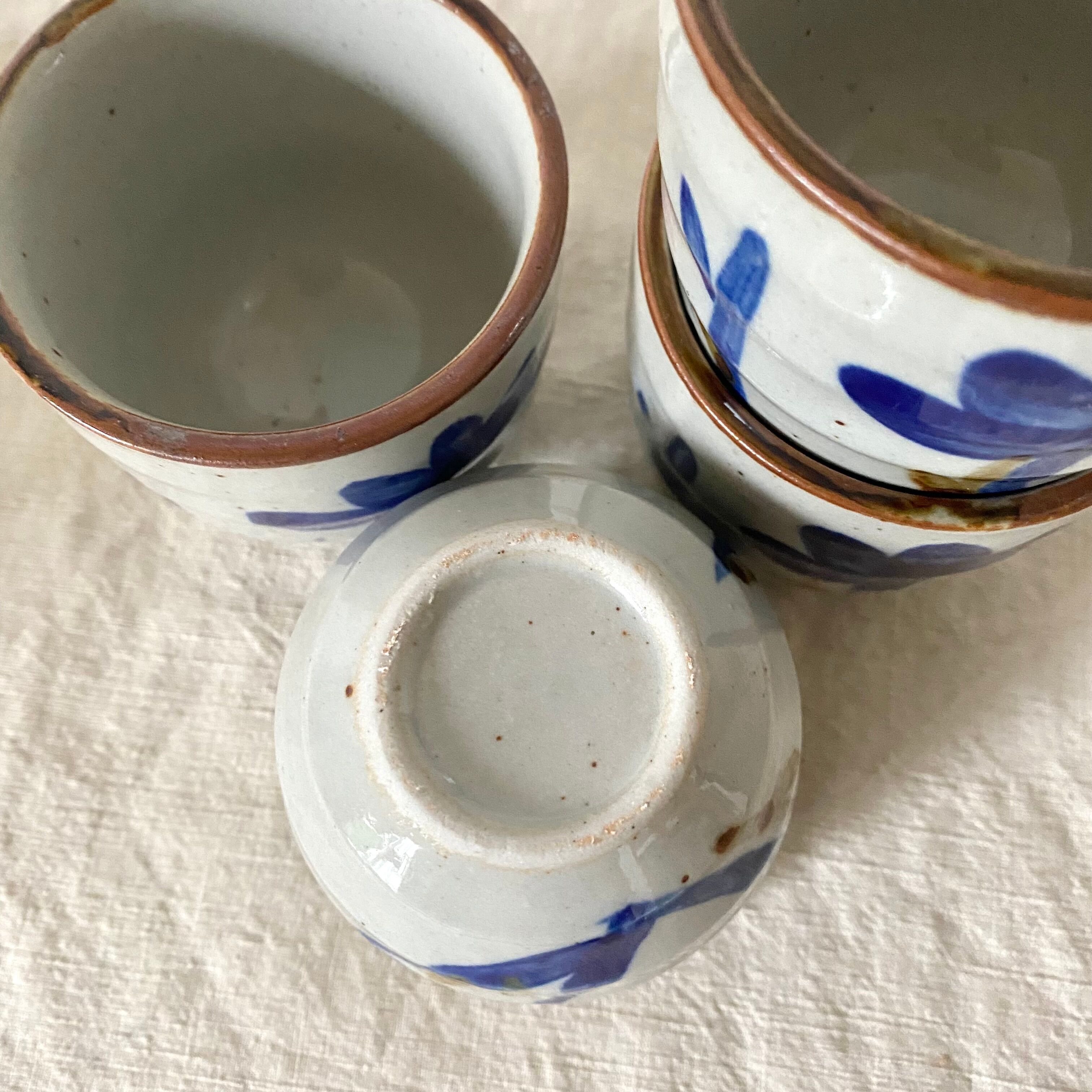 4 tea bowls