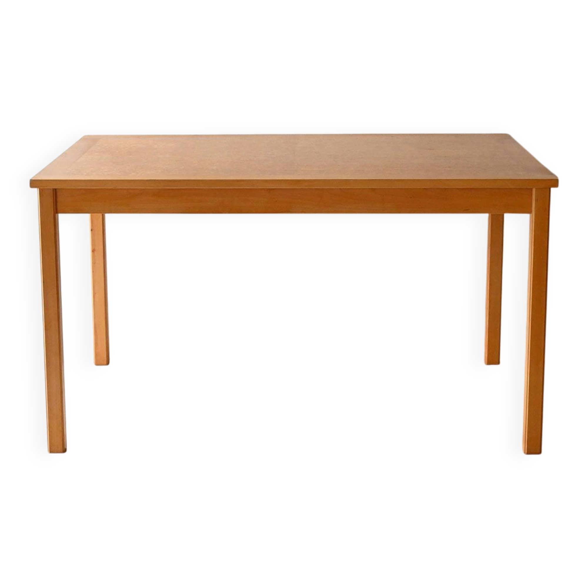 Vintage Scandinavian birch table by Skaraborgs
