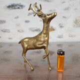 Figurine de cerf en laiton