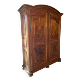 Alsatian walnut wardrobe 18th century
