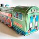Metal toy vintage locomotive