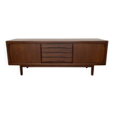 Buffet en teck du milieu du siècle par Johannes Andersen pour Uldum Mobelfabrik, années 1960