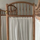 Vintage weathered wooden screen