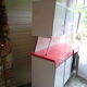 Red formica buffet