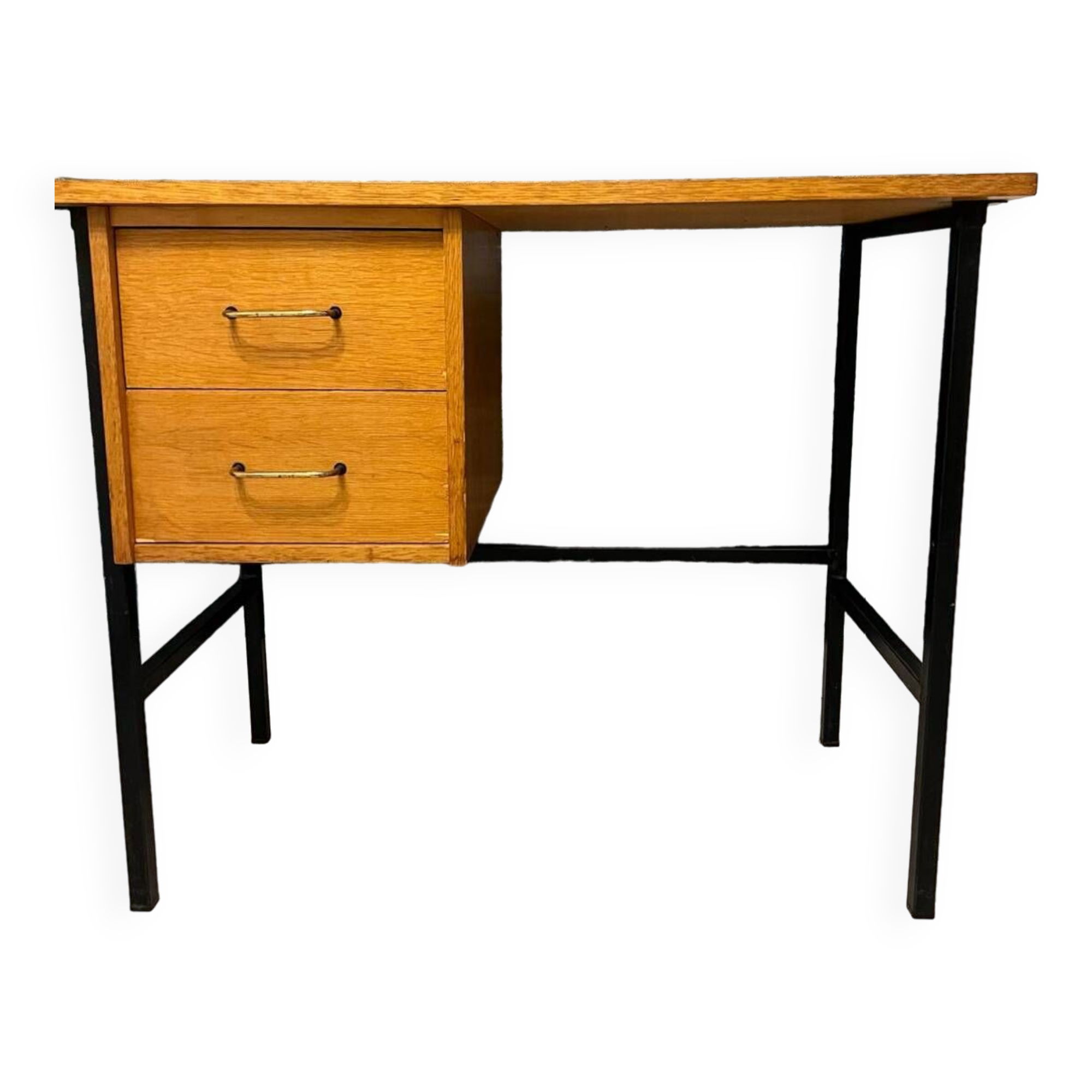 Vintage light oak desk 50s/60s