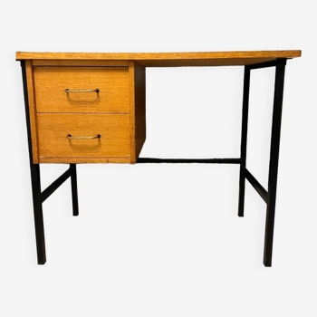 Vintage light oak desk 50s/60s