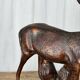 Terracotta sculpture of a young stag, Salvetti, 20th century