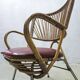 Armchair in rattan Rohe