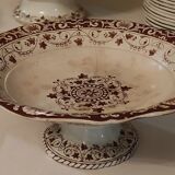 Ancien Service vaisselle Jules Vieillard Bordeaux, modèle Louis XV, 73 pièces