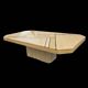 Travertine coffee table from the 70s/80s.
