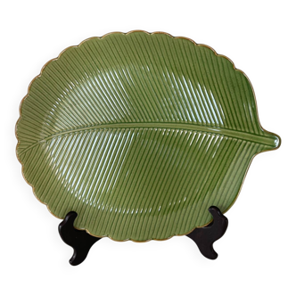Plat de service feuille