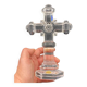 Lead Crystal Cross with rounded edges Made in Germany 🌟