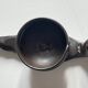 Brutalist escargot vintage candle holder