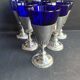 Coffret 6 verres overlay à liqueur - Bristol